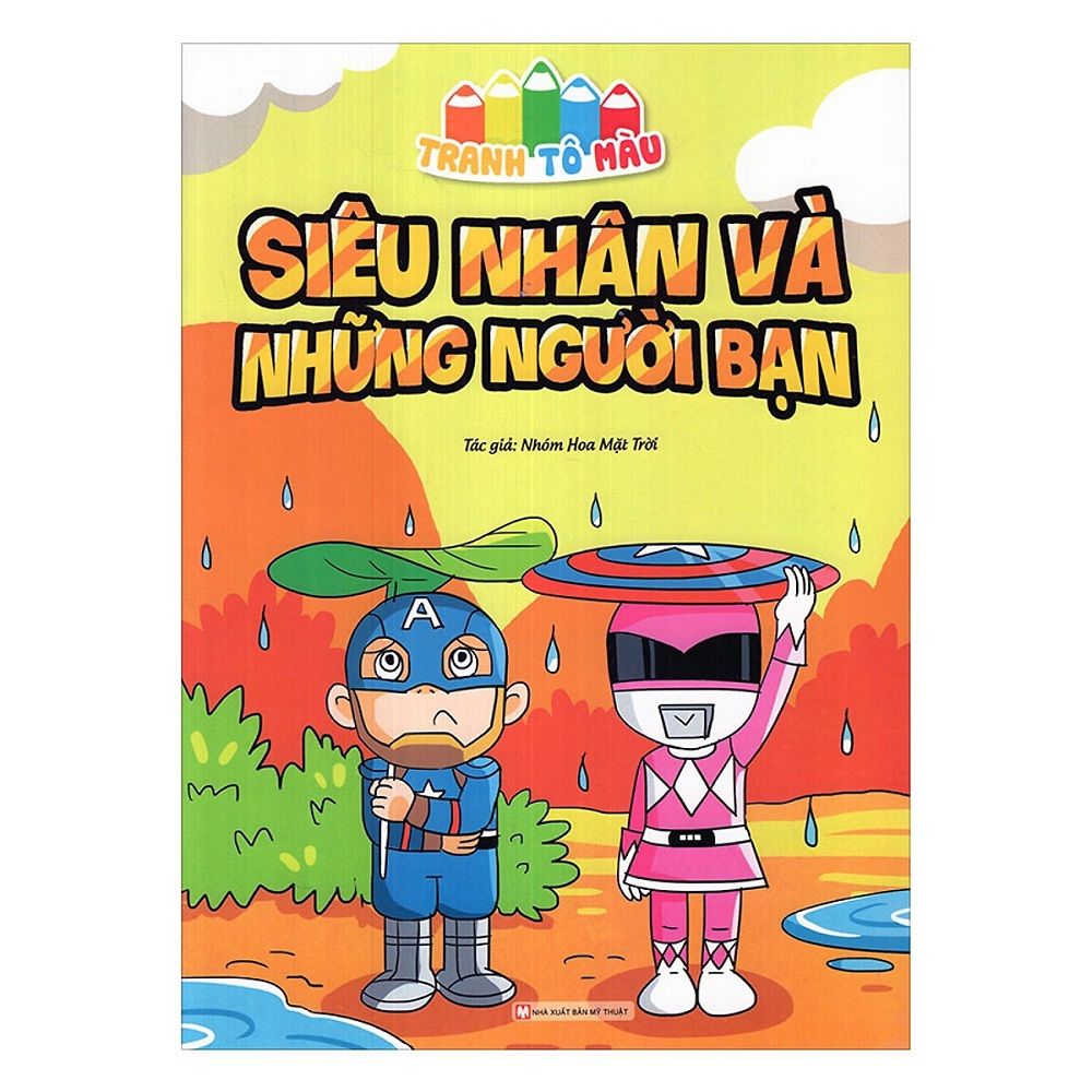 Tranh Tô Màu - Siêu Nhân và Những Người Bạn