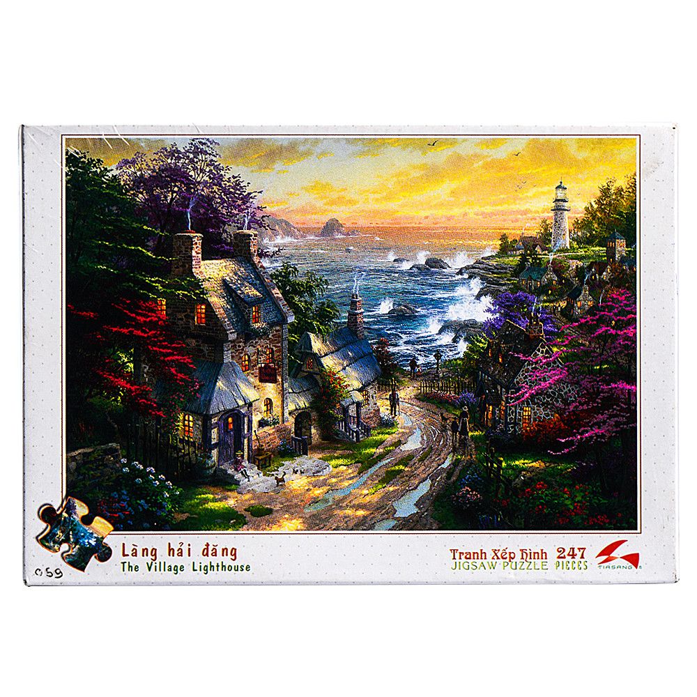 Tranh Xếp Hình -Làng Hải Đăng