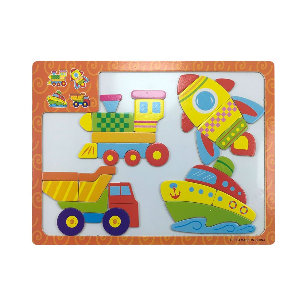 Trò Chơi Ghép Hình Bảng Từ C-004 Happy Time