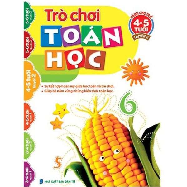 Trò chơi Toán học - Dành Cho Trẻ 4-5 Tuổi (Quyển 2)