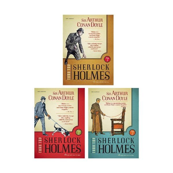 Trọn Bộ 3 Tập Sherlock Holmes Toàn Tập (Tái Bản)