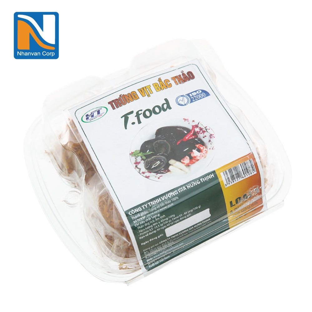Trứng Vịt Bắc Thảo T.Food - Hộp 4 Quả