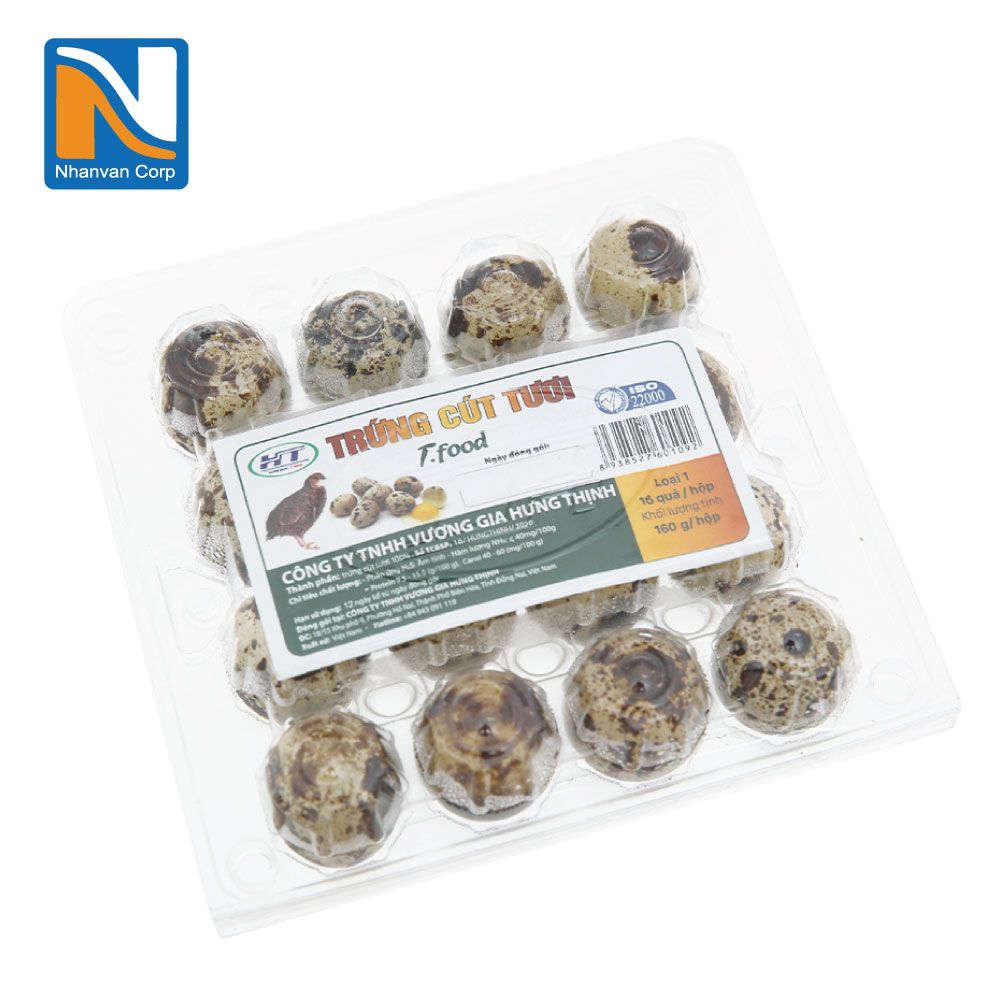 Trứng Cút - Hộp 16 Quả - T.Food