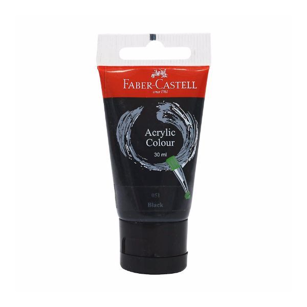  Tuýp Màu Vẽ Acrylic Black 051 (30ml) 