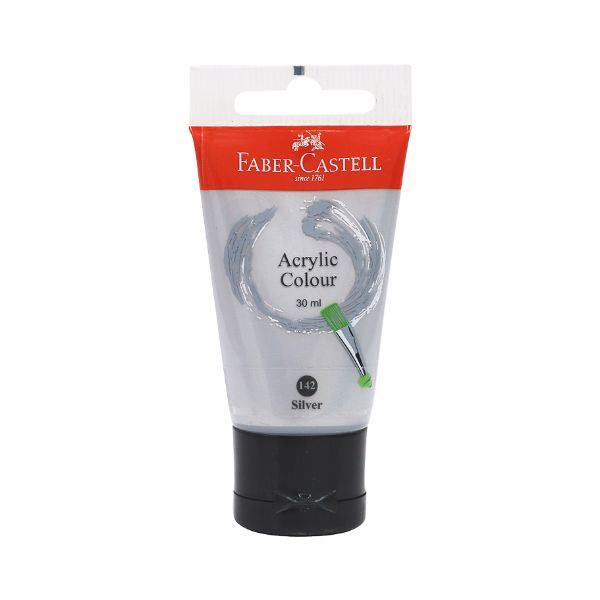 Tuýp Màu Vẽ Acrylic Silver 142 (30ml)