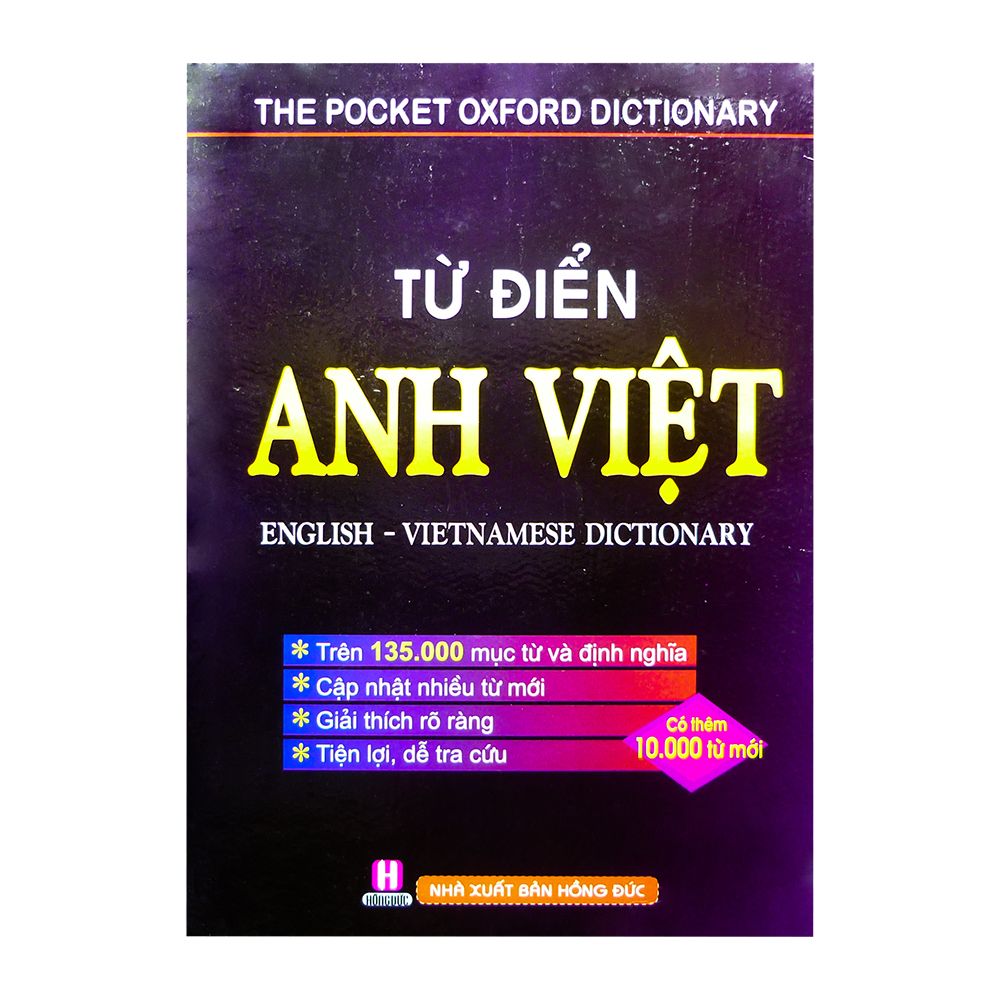 Từ Điển Anh Việt 135.000 Từ - Có Thêm 10.000 Từ Mới