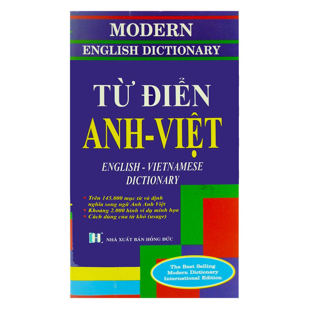 Từ Điển Anh - Việt 145000 Từ (Nxb Hồng Đức)