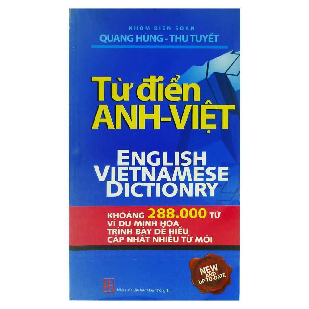 Từ Điển Anh - Việt 288000 (NXB Văn Hóa Thông Tin)