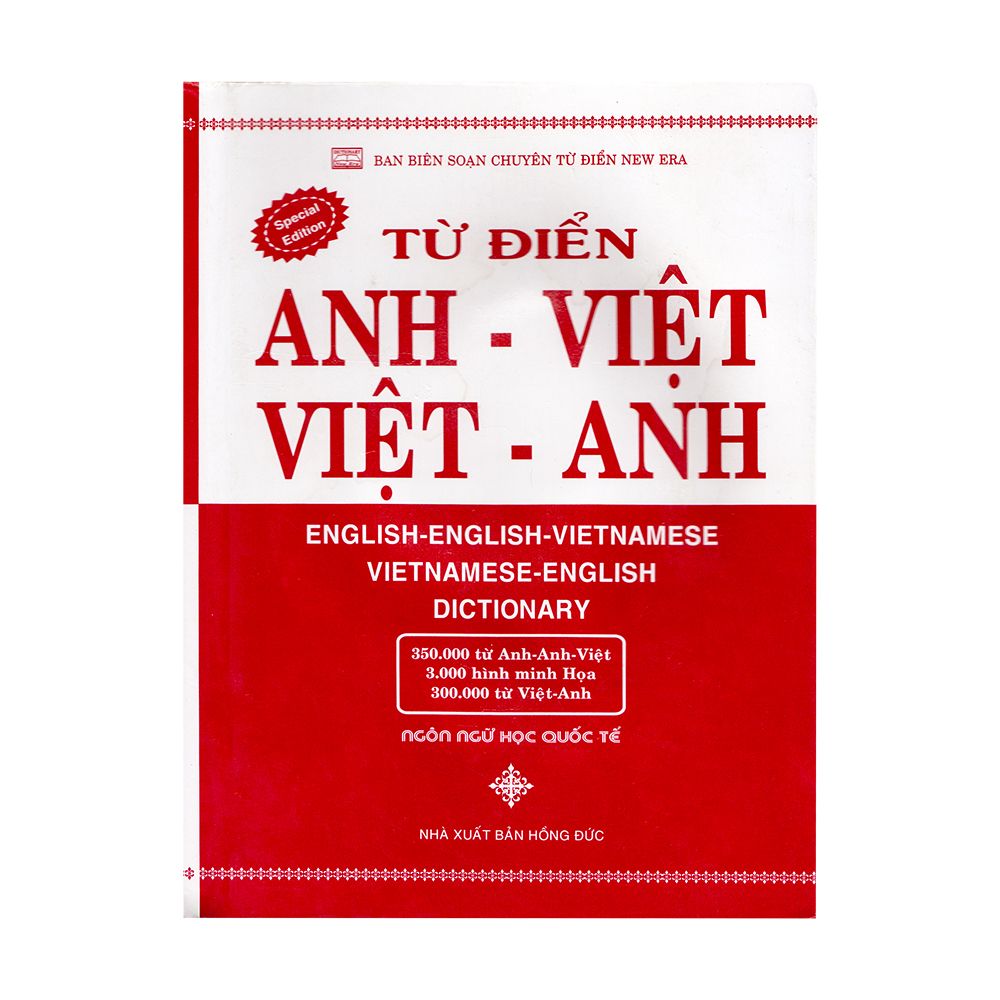 Từ Điển Anh Việt - Việt Anh (Bìa Cứng)