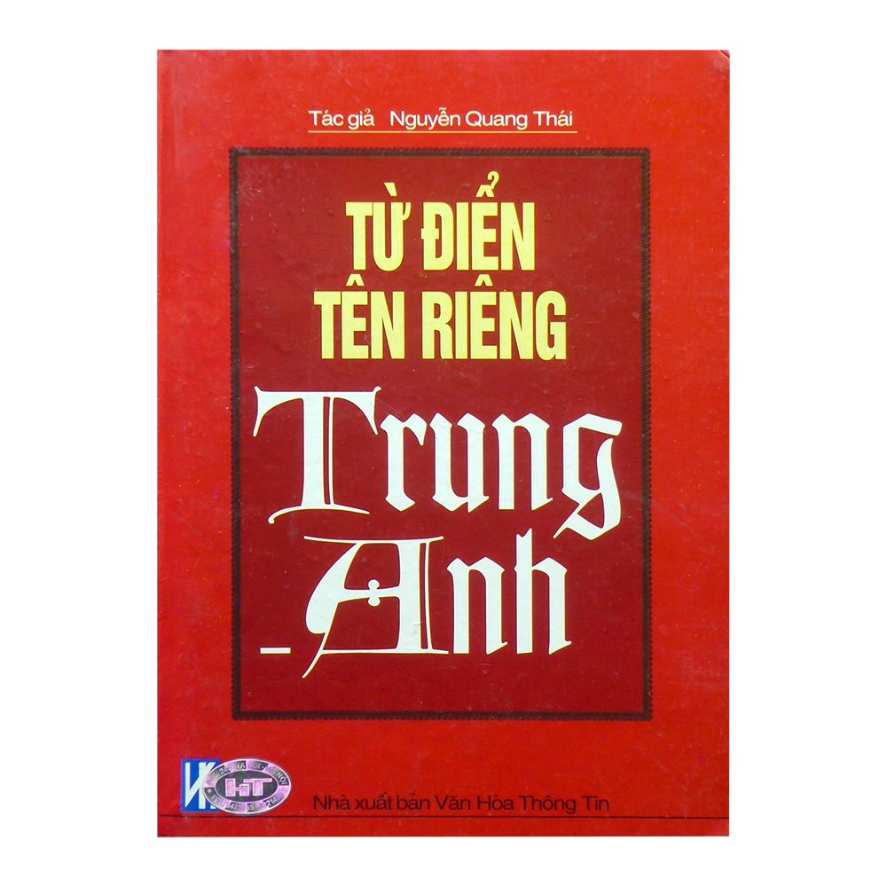  Từ Điển Tên Riêng Trung -  Anh 