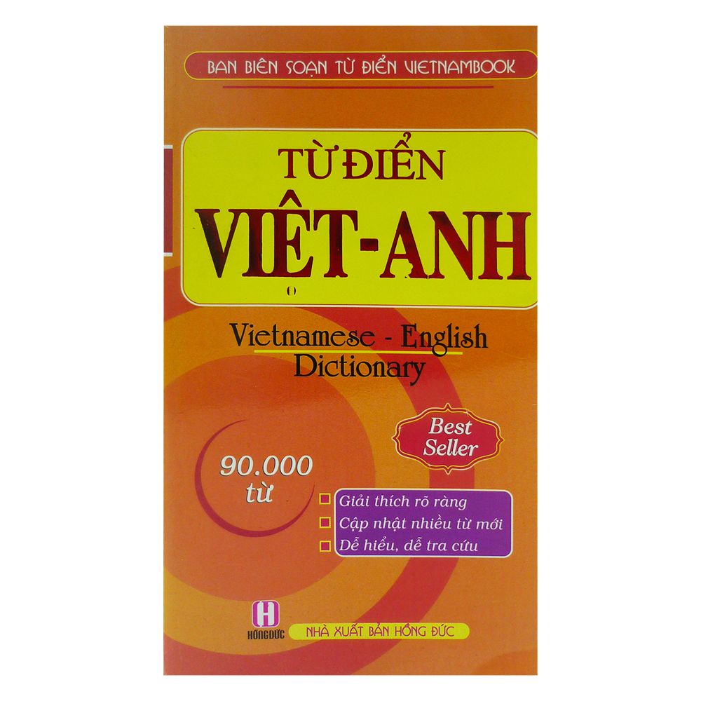 Từ Điển Việt - Anh 90000 Từ (Nxb Hồng Đức)