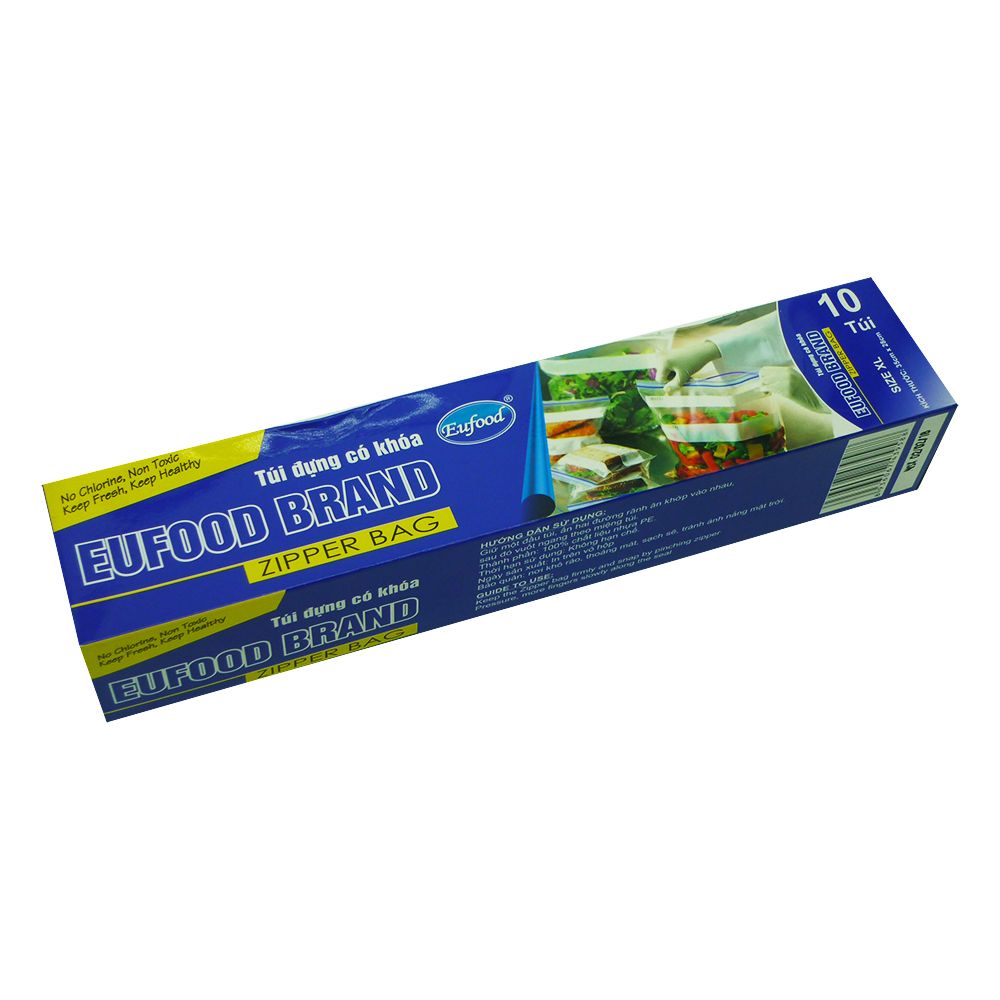 Túi Đựng Có Khóa Eufood Brand (10 Túi / Hộp )