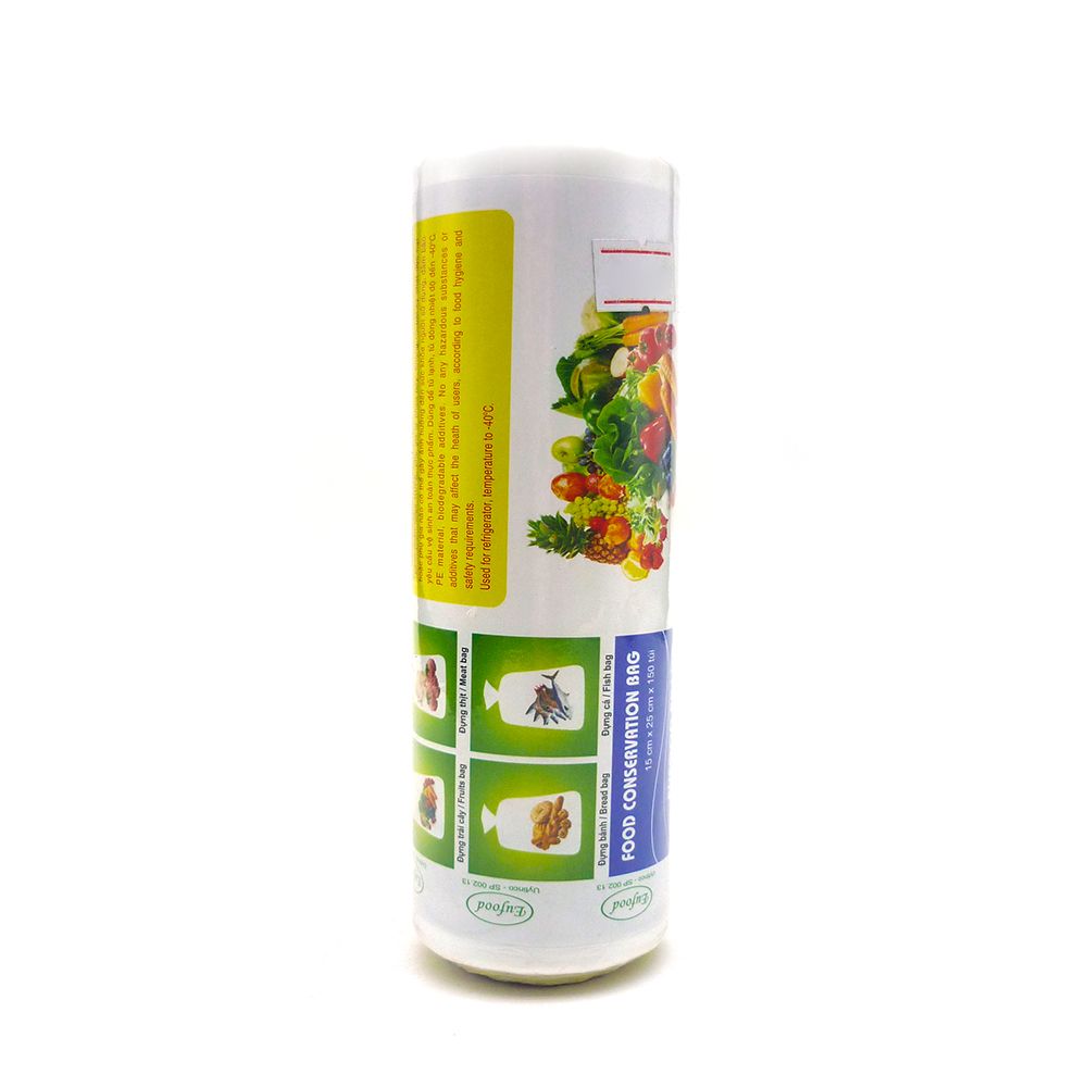 Túi Đựng Thực Phẩm Tự Hủy Sinh Học Eufood (15x25cm)
