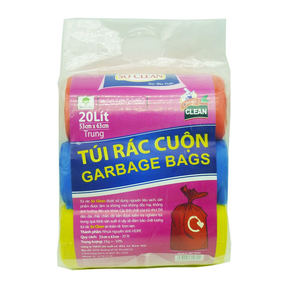 Túi Rác Cuộn So Clean 53 x 63cm