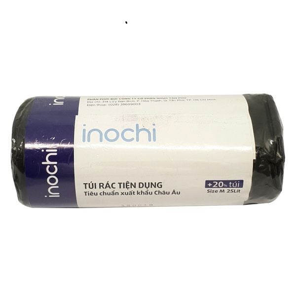 Túi Rác Tiện Dụng Inochi Size M (28 Túi) - Có Quai