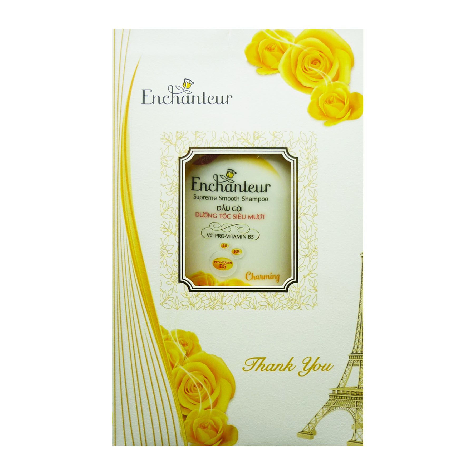 Hộp Quà Tặng Dầu Gội Dưỡng Tóc Siêu Mượt Enchanteur Cao Cấp Hương Nước Hoa Pháp