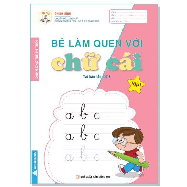  5-6T Bé làm quen Với chữ Cái Tập 1(32trang) 