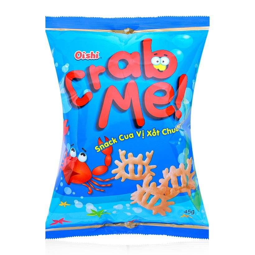 Snack Cua Vị Xốt Chua Ngọt Crab Me Oishi (45g)