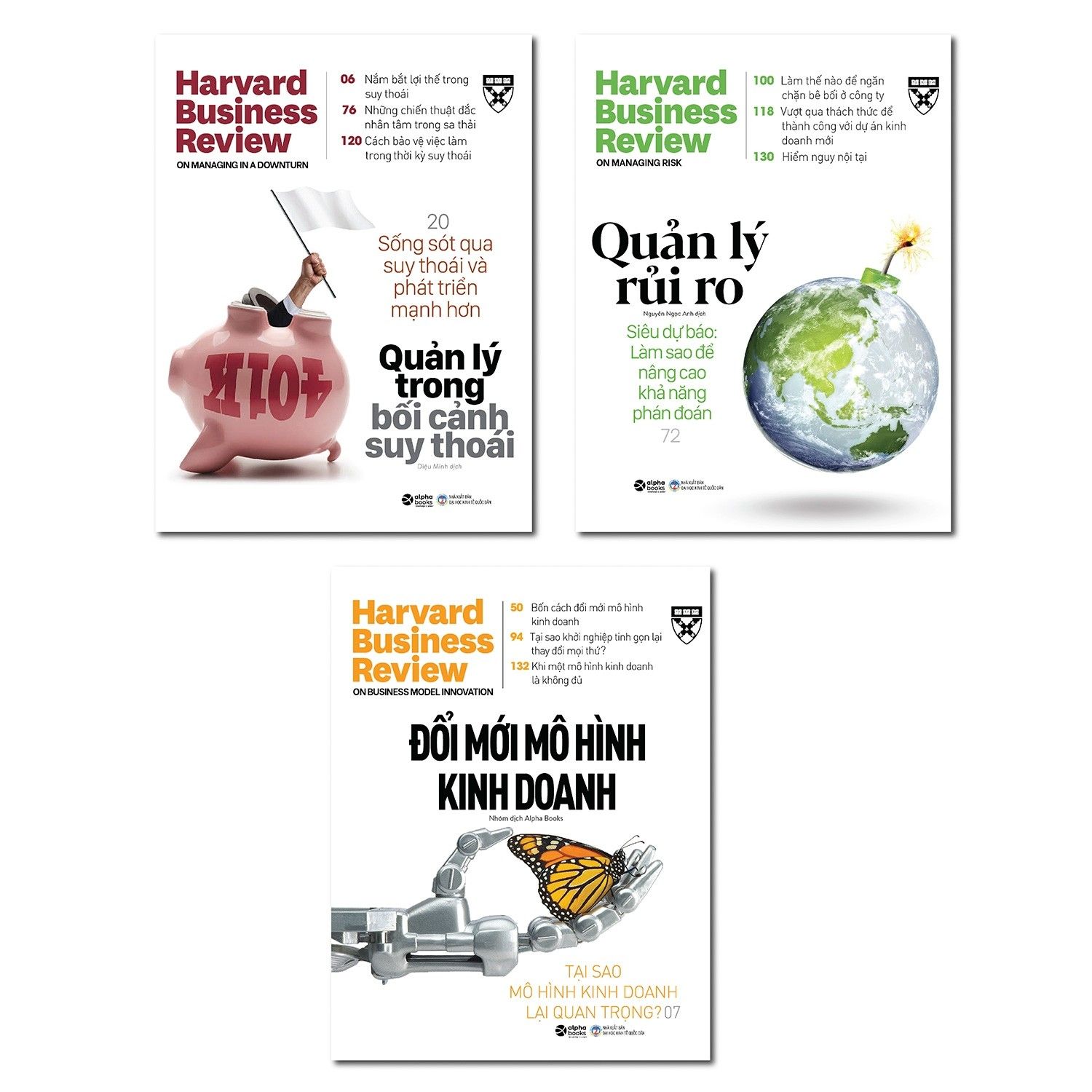 Bộ Sách HBR Onpoint 2021 - Quản Lý Xuyên Khủng Hoảng - Bộ 3 Cuốn