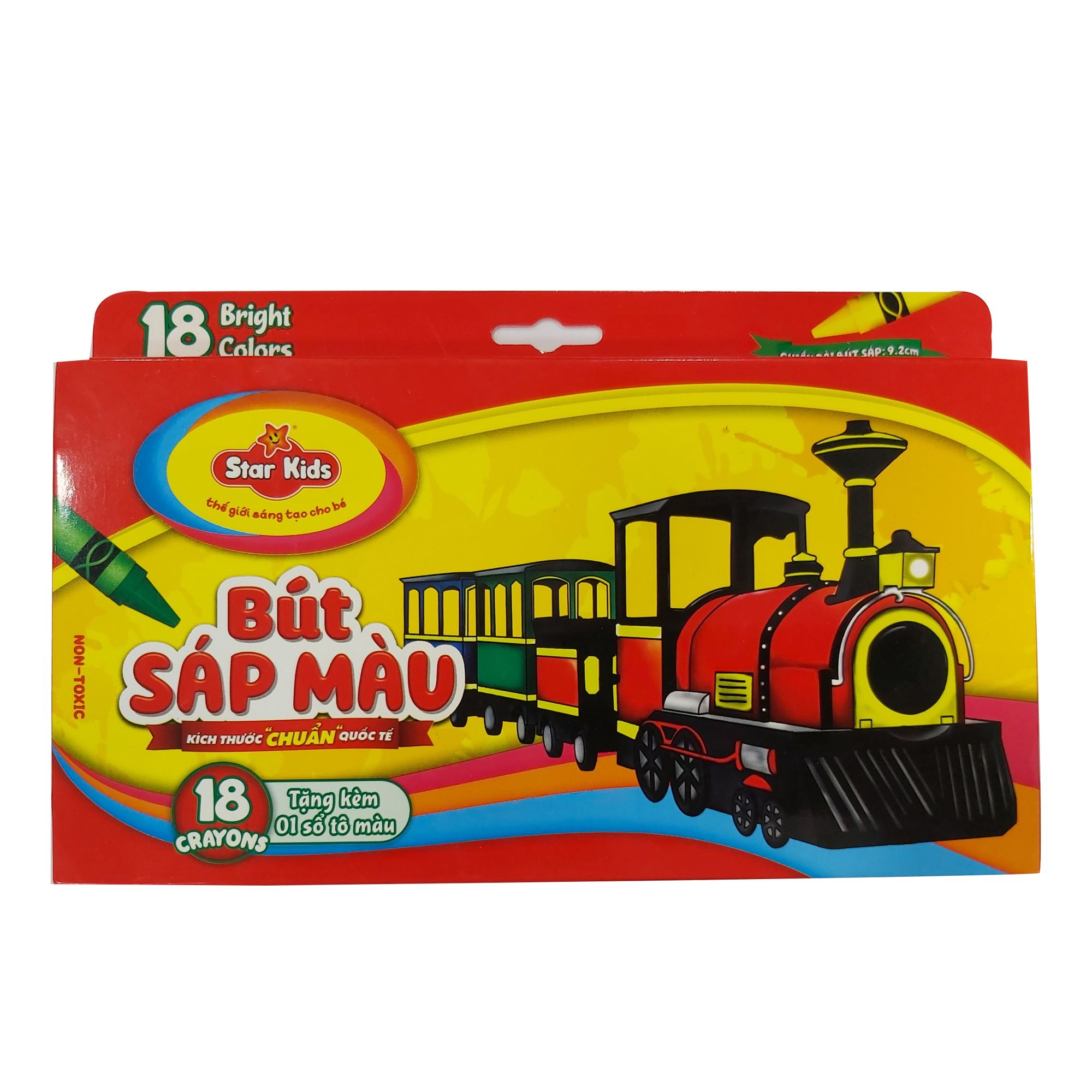 Bút Sáp 18 Màu - K-CR18/1 - StarKids
