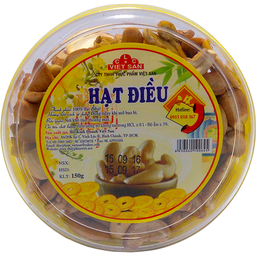 Hạt điều 150gr