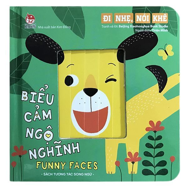 Sách Tương Tác Song Ngữ - Biểu Cảm Ngộ Nghĩnh - Funny Faces: Đi Nhẹ, Nói Khẽ