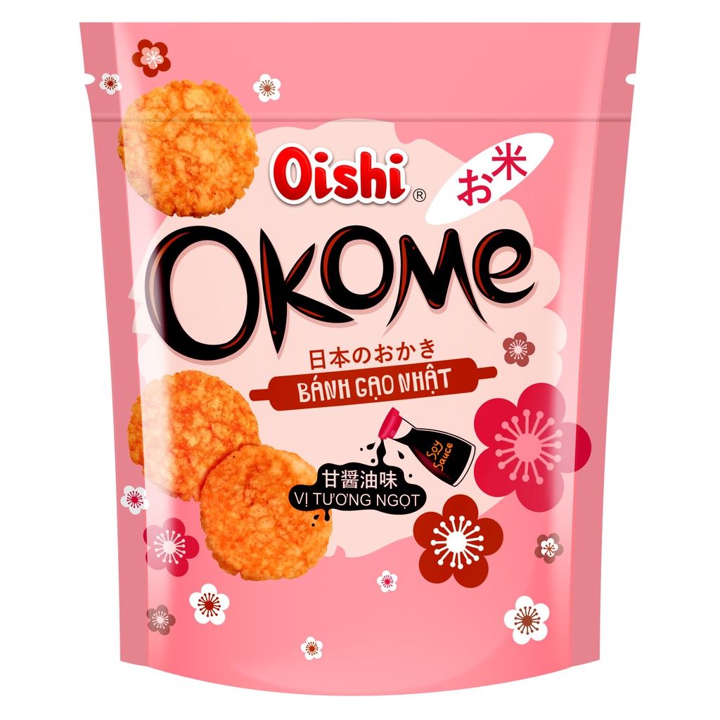 Bánh Gạo Nhật Vị Tương Ngọt - Okome - Oishi - 100g
