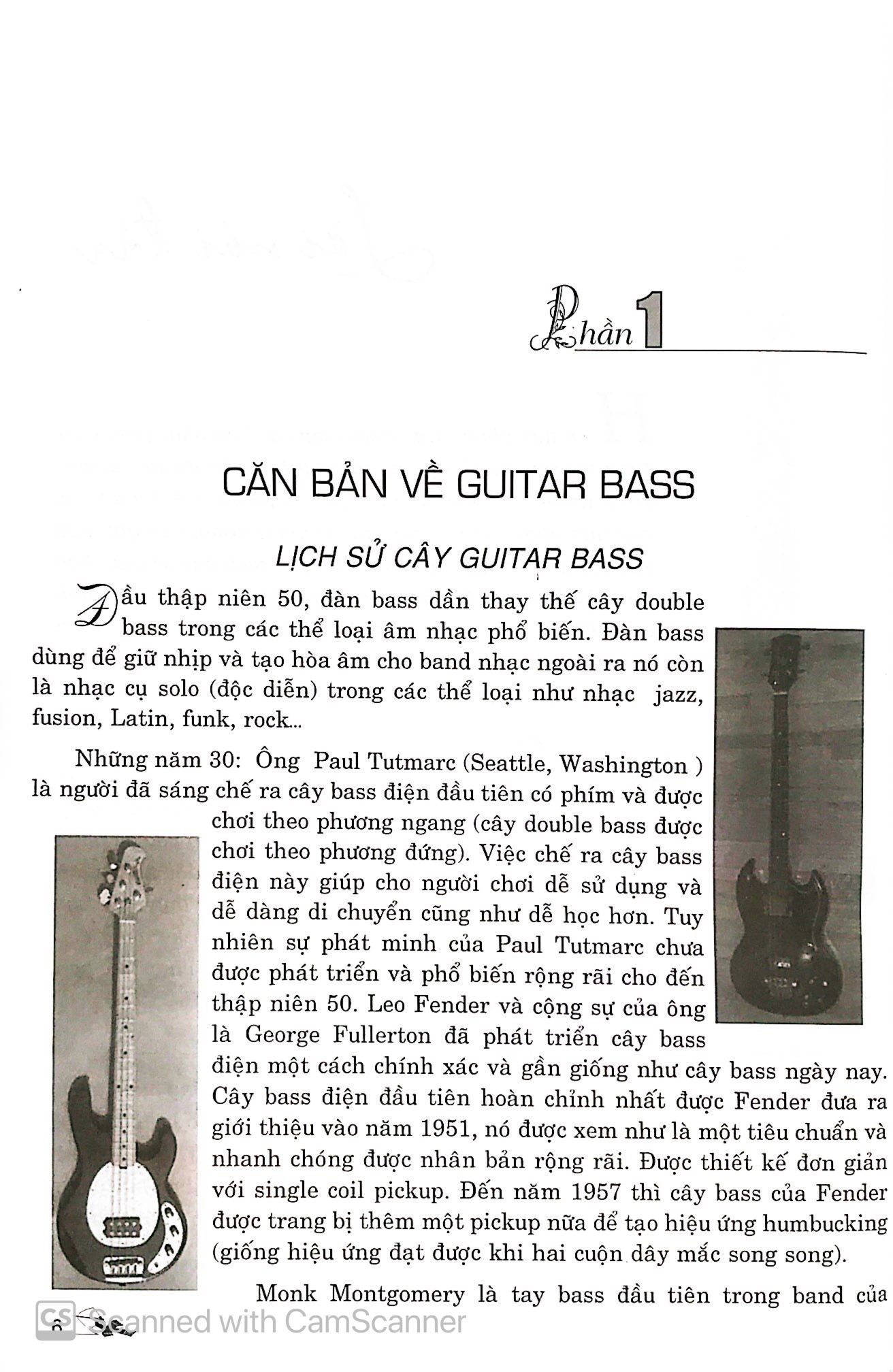 Tự Học Và Thực Hành Guitar Bass