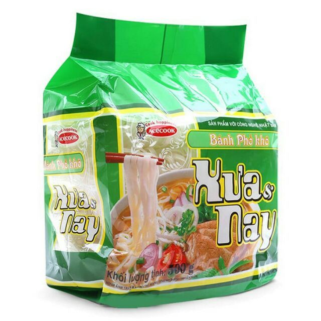 Bánh Phở Khô Xưa Và Nay Acecook 500gr