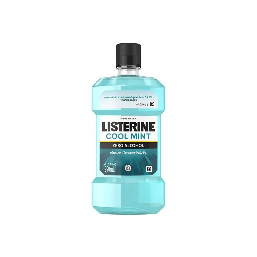  Nước Súc Miệng Listerine Cool Mint Zero Alcohol 250ml 