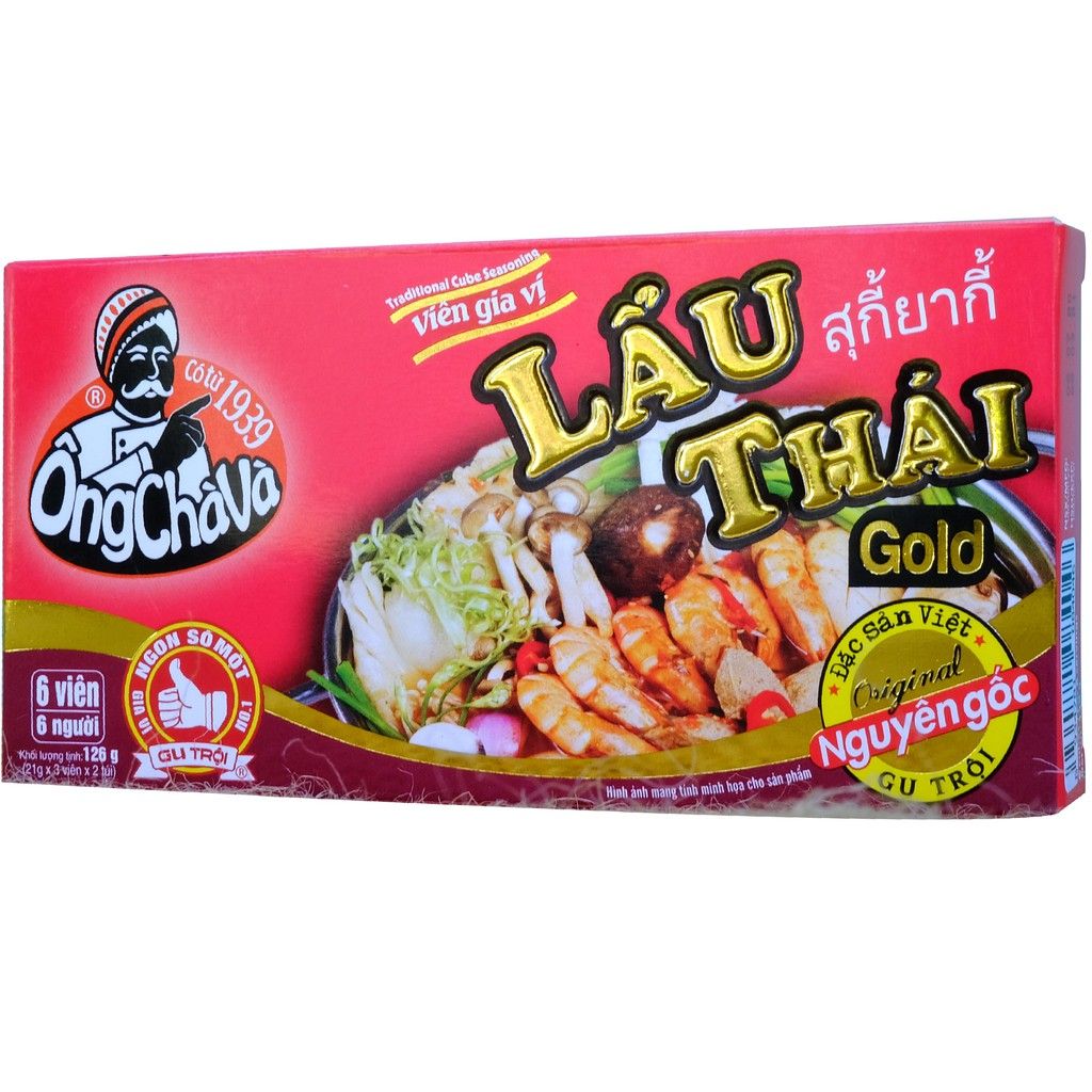 Viên gia vị Lẩu Thái gold 126g