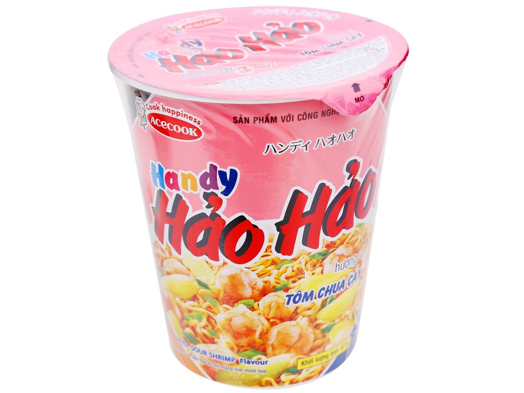 Mì Handy Hảo Hảo Tôm Chua Cay - Ly 67g