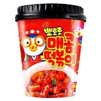 Bánh gạo sốt cay-pororo spicy tteok-bokki 120g*32