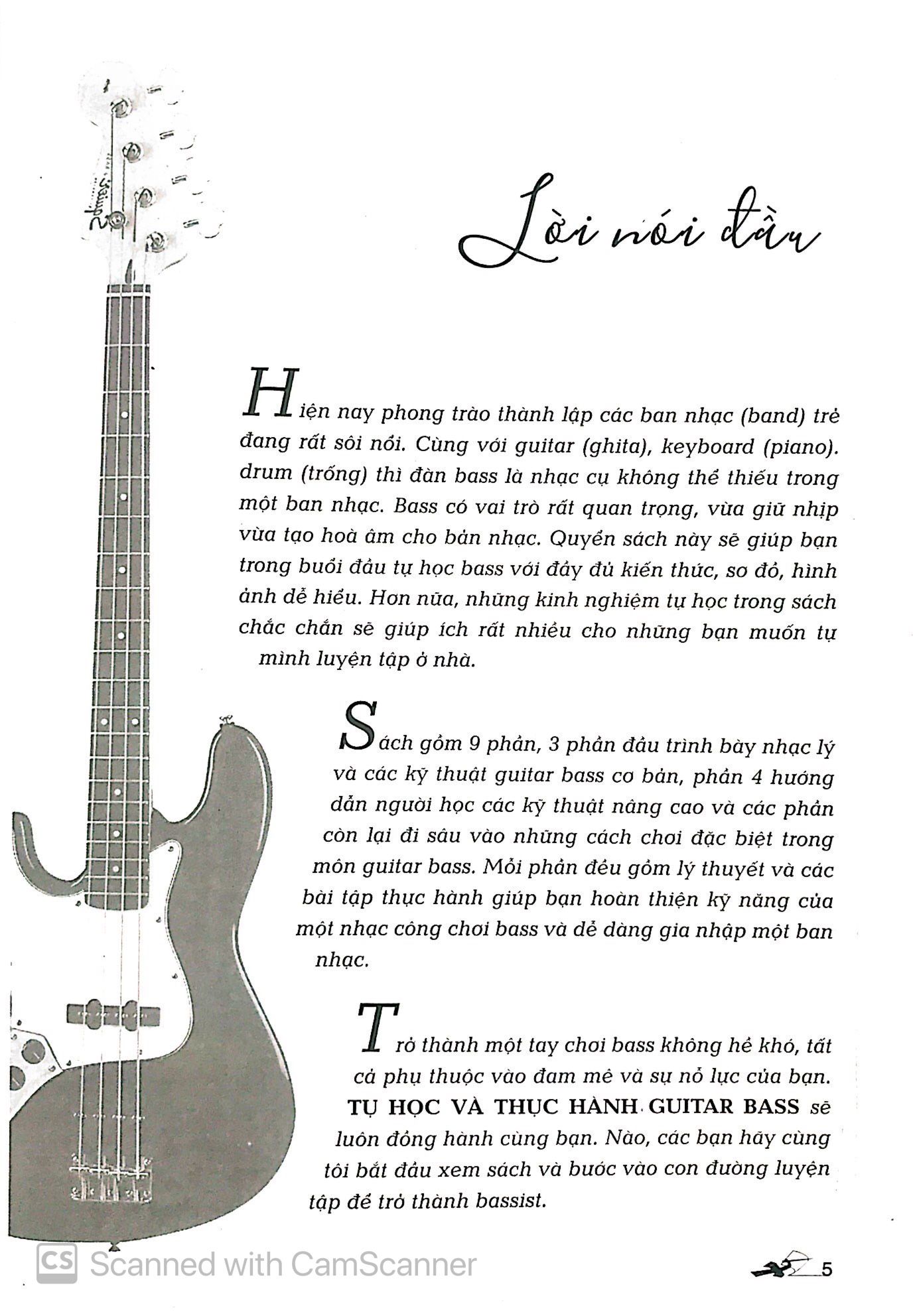 Tự Học Và Thực Hành Guitar Bass