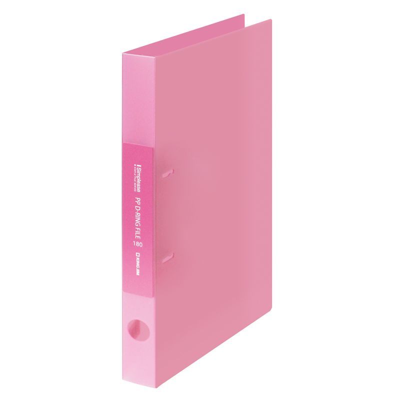 Bìa còng chữ D Kigjim A4 691TGSV-Pink