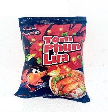 Mì Omachi Tôm Phun Lửa - Gói 77g