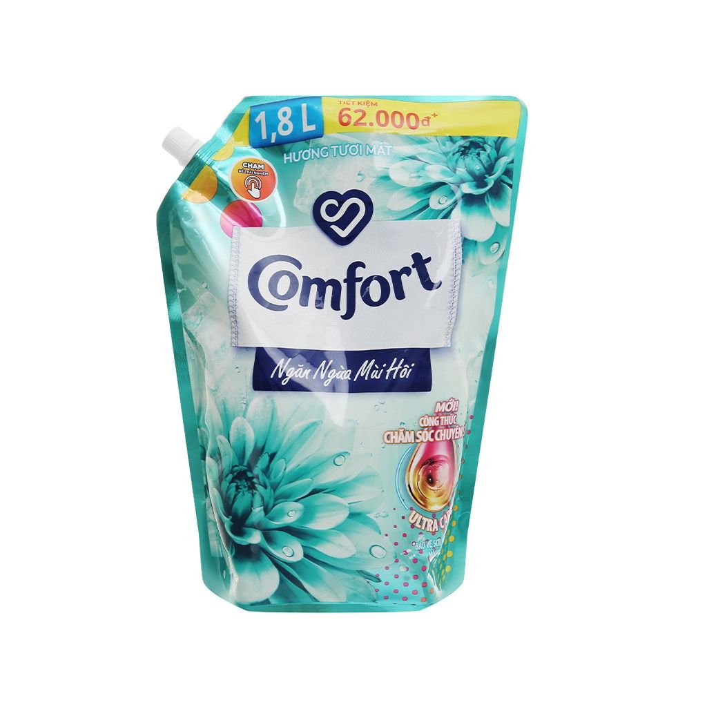 COMFORT ngăn ngừa mùi hôi-hương tươi mát 1800ml/4 túi