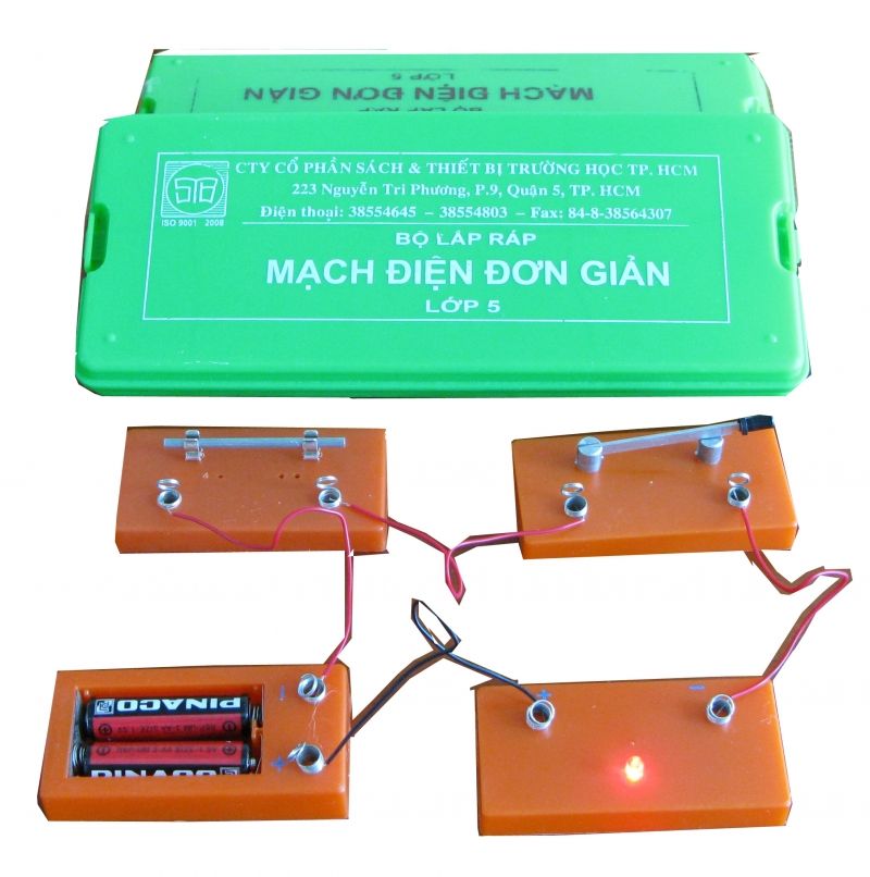 Bộ lắp mạch điện đơn giản lớp 5