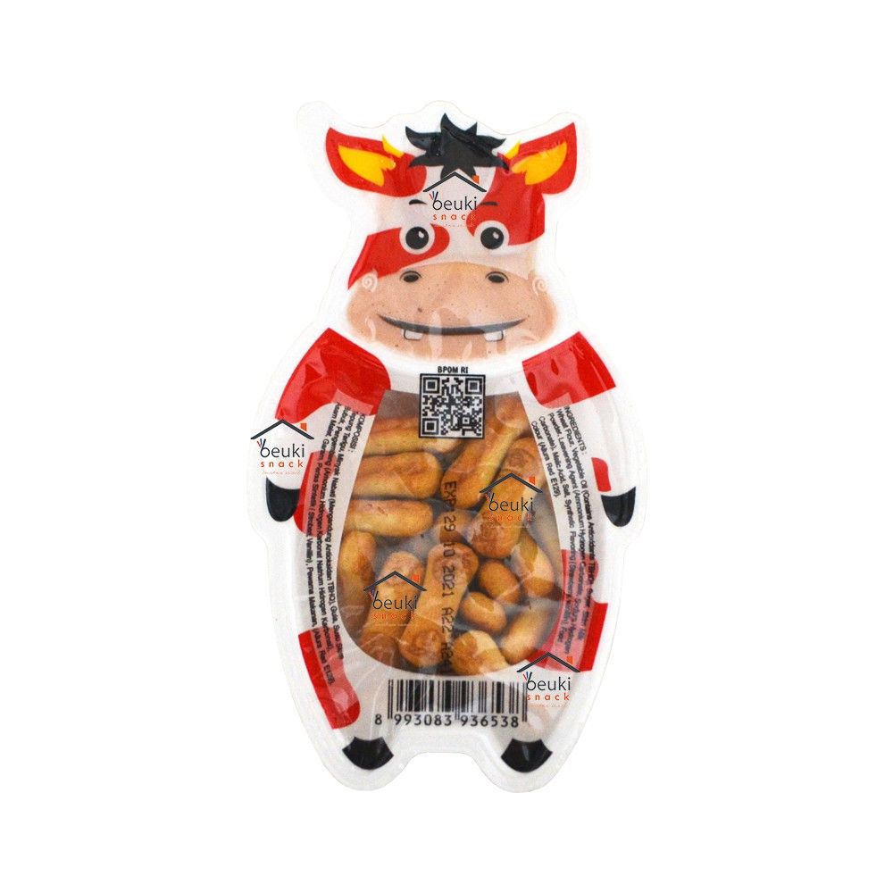 Bánh Quy Chấm Kem Vani Biscuits Stick & Strawberry Dip - 35g