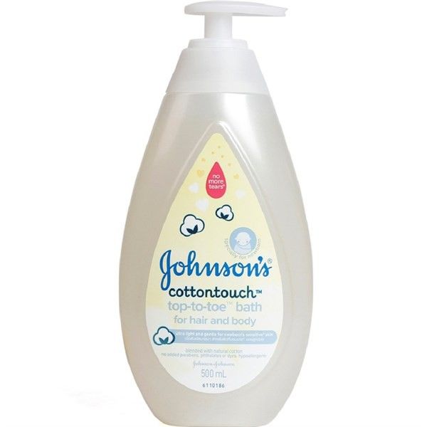 Johnsons cottontouch top to toe bath 500ml