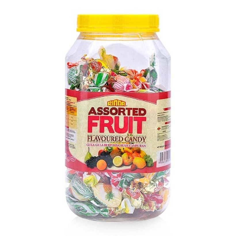 Kẹo Hoa Quả Assorted Fruit, Rinda - Malaysia, Lọ - 420g