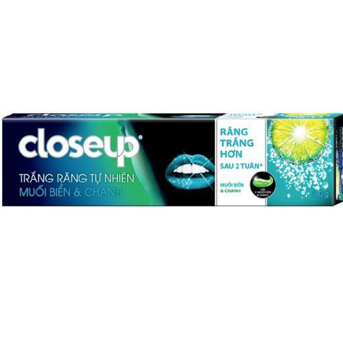 Close up KĐR trắng răng vị muối biển 36x180g