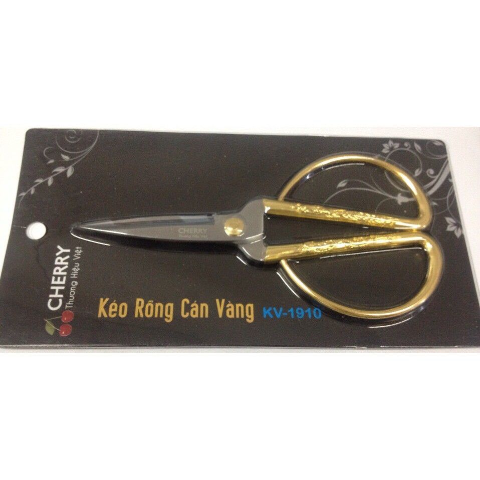 Kéo Rồng Cán Vàng - Cherry - KV-1910
