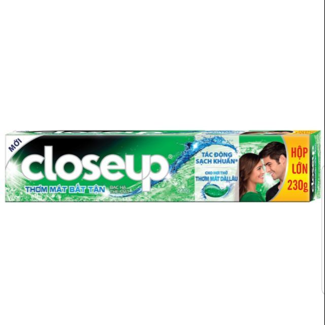 Kem Đánh Răng Closeup Thơm Mát Bạc Hà - 230g