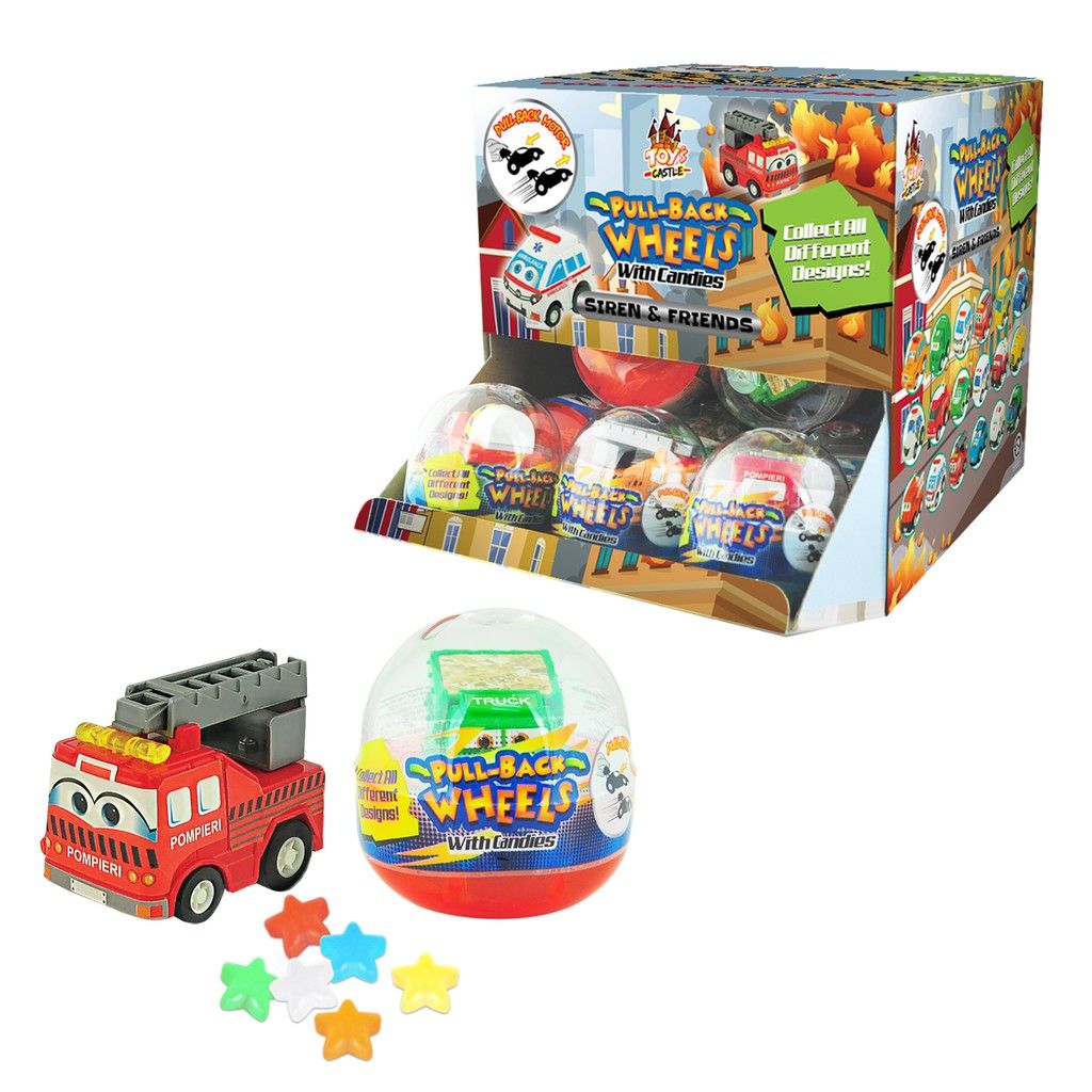 Kẹo Toy's Castle Pull-back Wheels