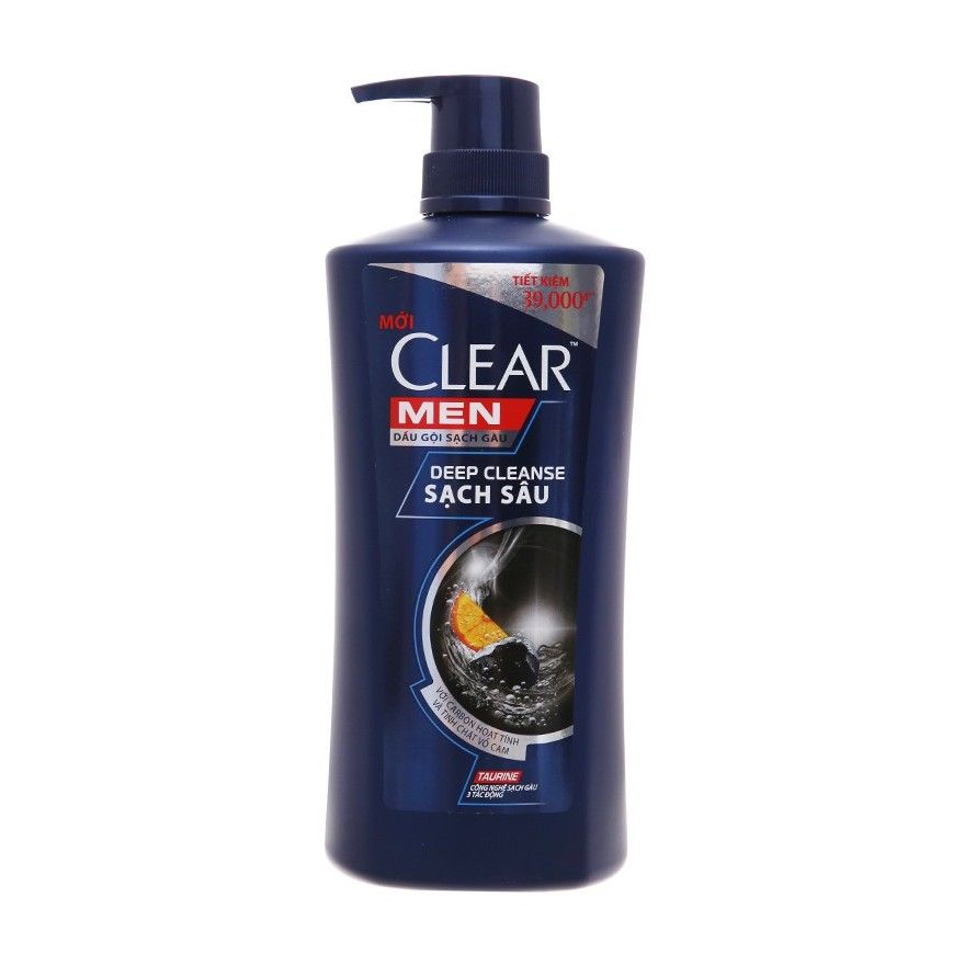 CLEAR men dầu gội mềm sạch sâu 630g/8 chai