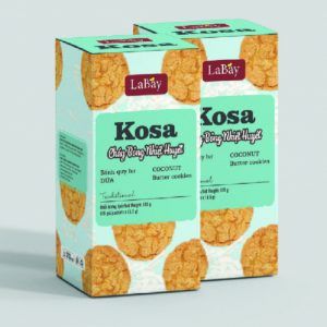 Bánh Cookies Bơ Dừa Kosa - LaBay - 135g