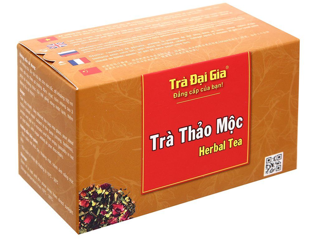 Hộp Trà Thảo Mộc - Herbal Tea - 1.5grx20 Túi