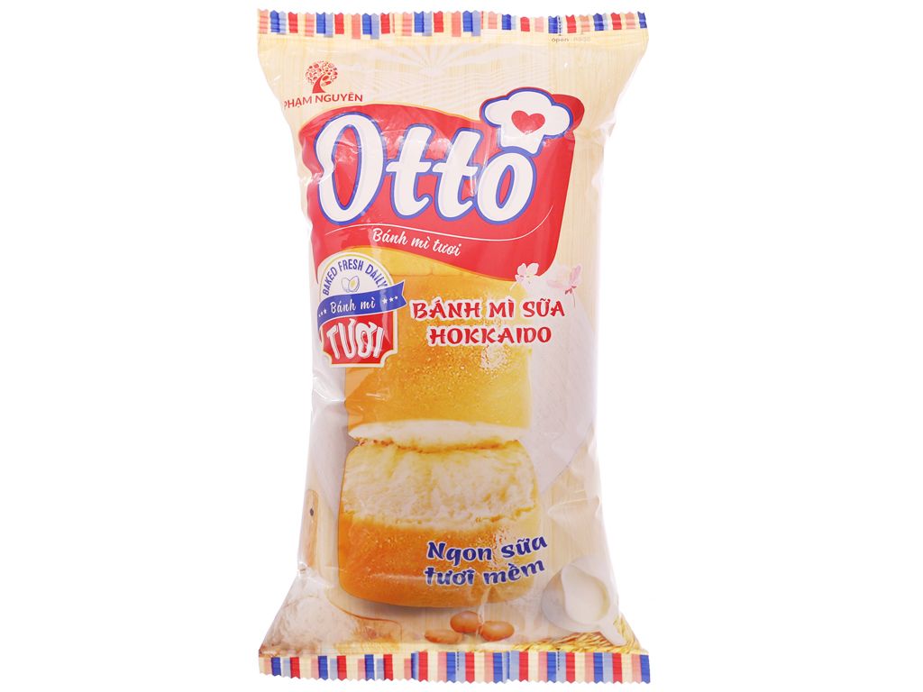 Bánh Mì Sữa Hokkaido Otto - Gói 90g