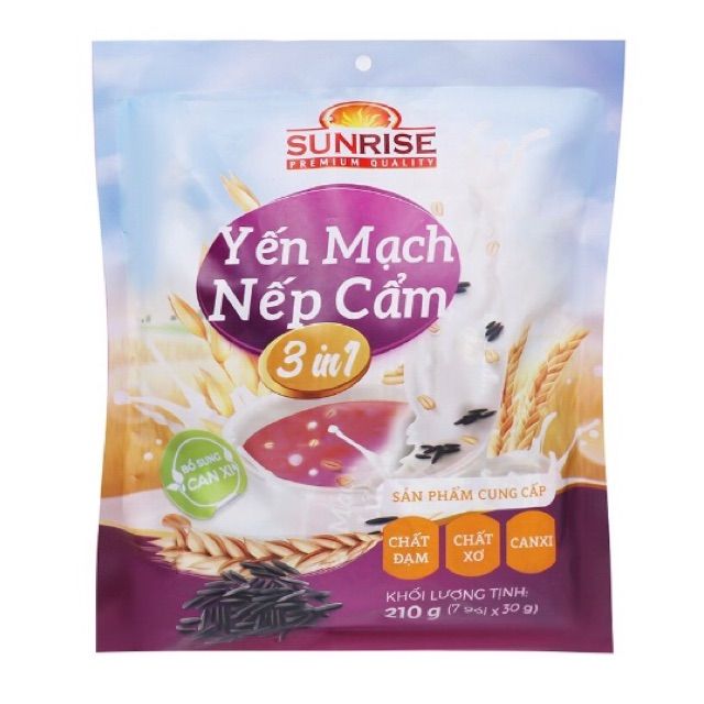 Yến mạch nếp cẩm 210g